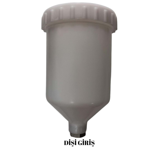 Sappower ,vendor,mxs,alfajet,max Extra,trm Üstten Depo Boya Tabancası Yedek Depo Yedek Hazne.dişi & Plastik. Yd Yedek 600 ML