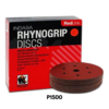INDASA P1500 HOOKIT DİSK ZIMPARA 150MM 6 DELİK RHYNOGRIP RED LINE DISC