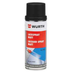 WÜRTH MAT SİYAH SPREY BOYA 400 ML 0893329005 4058794354317