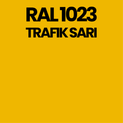 Ral 1023 Traffic yellow Trafik Sarı