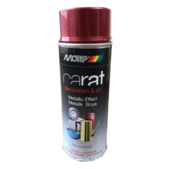 MOTIP CARAT METALIK KIRMIZI SPREY BOYA 400 ML 04045 8711347040452
