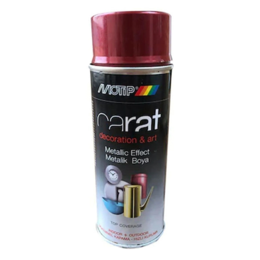 MOTIP CARAT METALIK KIRMIZI SPREY BOYA 400 ML 04045 8711347040452