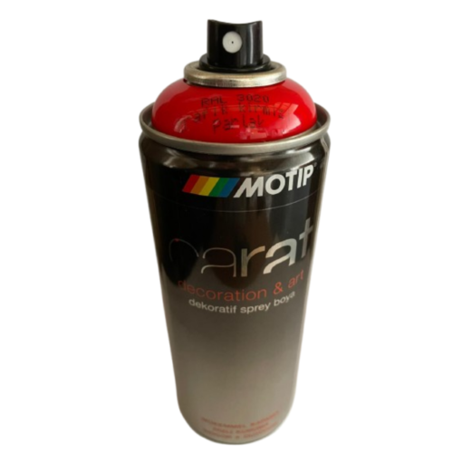 MOTIP CARAT RAL 3020 TRAFIK KIRMIZI SPREY BOYA 400 ML