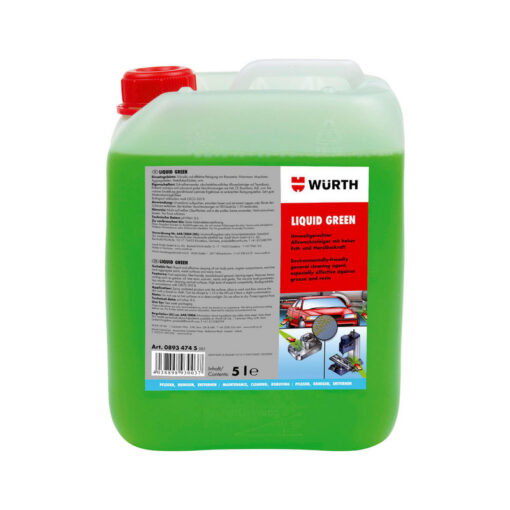 WURTH ARAC DIS TEMIZLEYICI LIQUID GREEN 5 LT 08934745 4045989971015