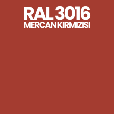 RAL 3016 Mercan Kırmızısı Coral Red