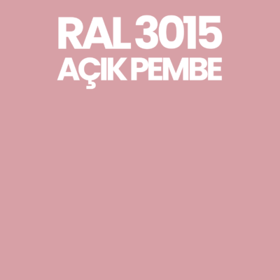 RAL 3015 Açık Pembe Light Pink Red