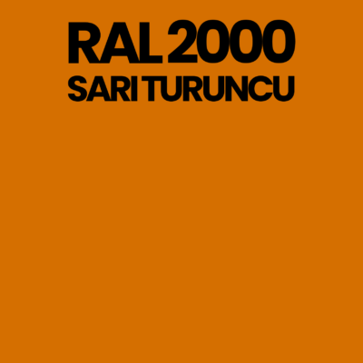 Ral 2000 Sarı Turuncu Yellow Orange