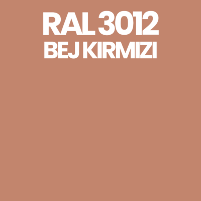 RAL 3012 Bej Kırmızı Beije Red