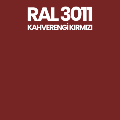 RAL 3011 Kahverengi Kırmızı Brown Red
