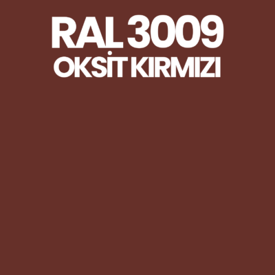 RAL 3009 Oksit Kırmızı Oxide Red