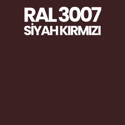RAL 3007 Siyah Kırmızı Black Red