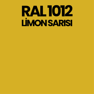 RAL 1012 Limon Sarısı Lemon Yellow