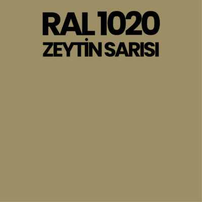 RAL 1020 Zeytin Sarısı Olive Yellow
