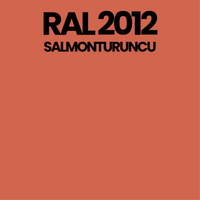 RAL 2012 Salmon Turuncu Salmon Orange