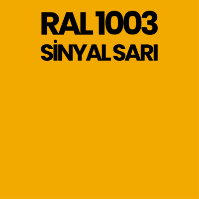 RAL 1003 Sinyal Sarısı Signal Yellow