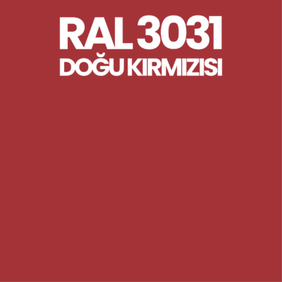 RAL 3031 Doğu Kırmızı Orient Red