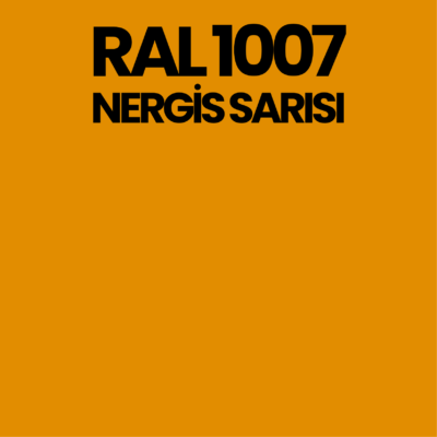 RAL 1007 Nergis Sarısı Daffodil Yellow