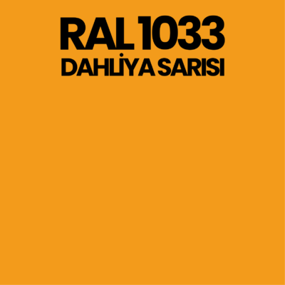 RAL 1033 Dahliya Sarısı