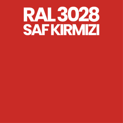 RAL 3028 Saf Kırmızı Pure Red