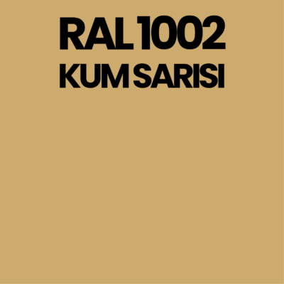 RAL 1002 Kum Sarısı Sand Yellow