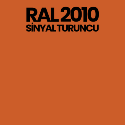 RAL 2010 Sinyal Turuncu Signal Orange