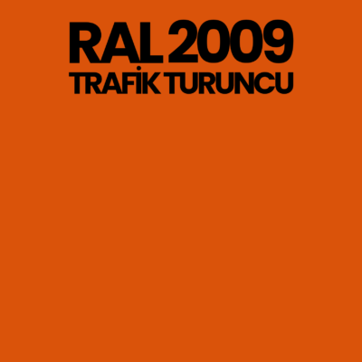 RAL 2009 Trafik Turuncu Traffic Orange