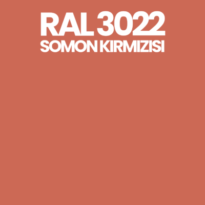 RAL 3022 Somon Kırmızısı Salmon Red