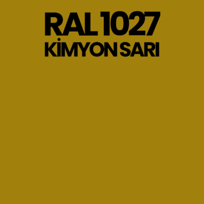 RAL 1027 Kimyon Sarısı