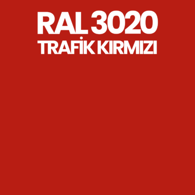 RAL 3020 Trafik Kırmızı Traffic Red