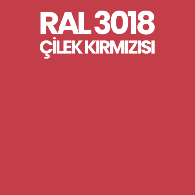 RAL 3018 Çilek Kırmızısı Raspberry Red