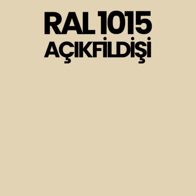 RAL 1015 Açık Fildişi Ivory