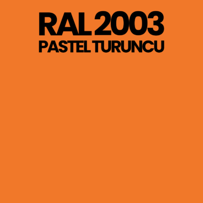 RAL 2003 Pastel Turuncu Pastel Orange