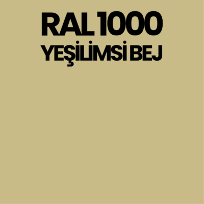 RAL 1000 Yeşilimsi Bej Green beige