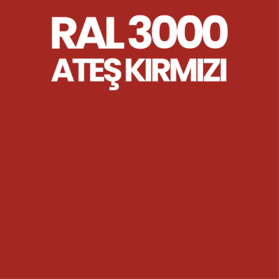 RAL 3000 Ateş Kırmızı Flame Red